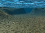 3-D Atlanic Ocean Currents Simulation.